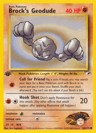 Brock's Geodude - Gym Heroes