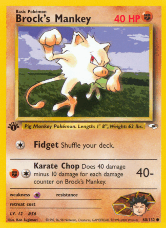 Brock's Mankey - Gym Heroes