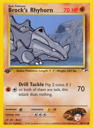 Brock's Rhyhorn - Gym Heroes