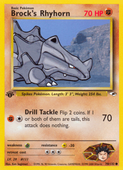 Brock's Rhyhorn - Gym Heroes