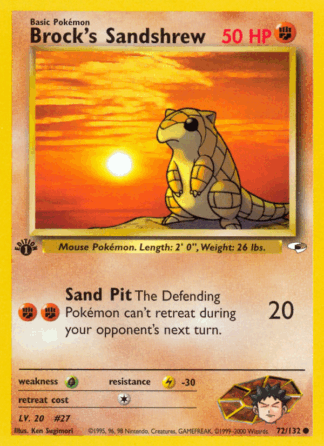 Brock's Sandshrew - Gym Heroes