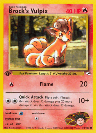 Brock's Vulpix - Gym Heroes