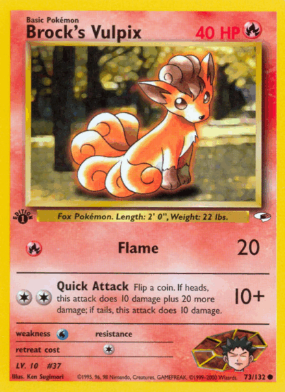 Brock's Vulpix - Gym Heroes