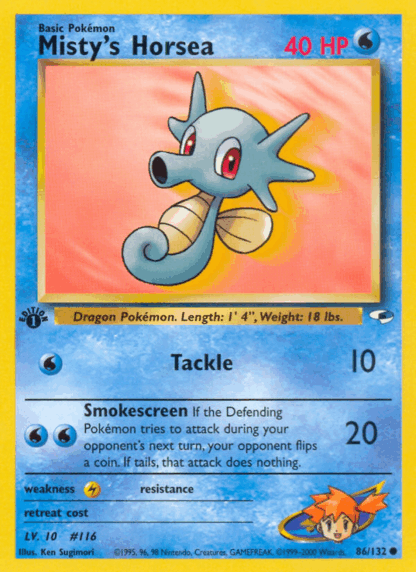 Misty's Horsea - Gym Heroes