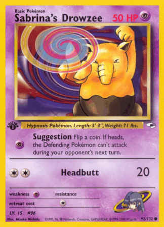 Sabrina's Drowzee - Gym Heroes