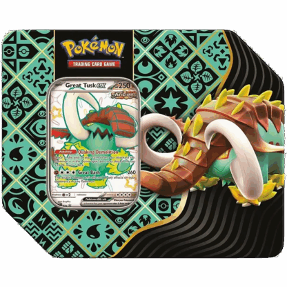 Pokemon Paldean Fates EX USA Tin - Great Tusk ex