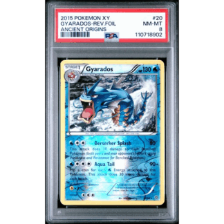 Gyarados - Rev. Foil Ancient Origins - PSA 8