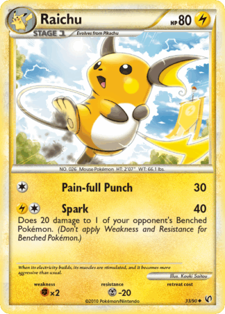 Raichu Reverse - HS—Undaunted