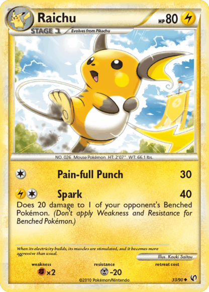 Raichu Reverse - HS—Undaunted