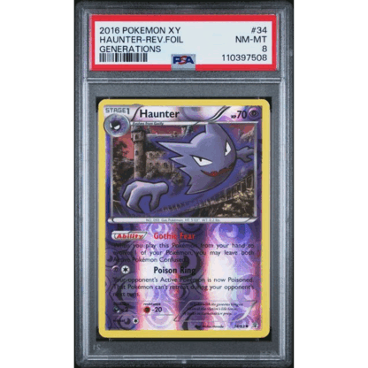 Haunter - Rev. Foil Generations - PSA 8