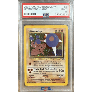Pokemon hitmontop neo discovery psa 9
