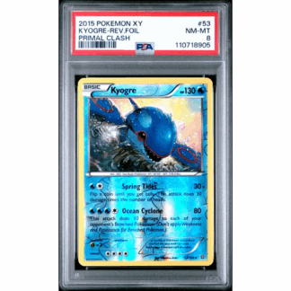 Kyogre - Rev. Foil Primal Clash - PSA 8