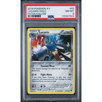 Lucario - Fates Collide - PSA 8