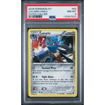 Lucario - Fates Collide - PSA 8