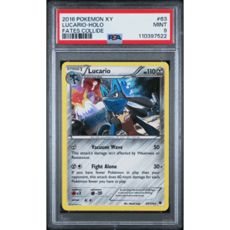 Lucario - Fates Collide - PSA 9