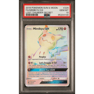 Mimikyu GX - Lost Thunder - PSA 10