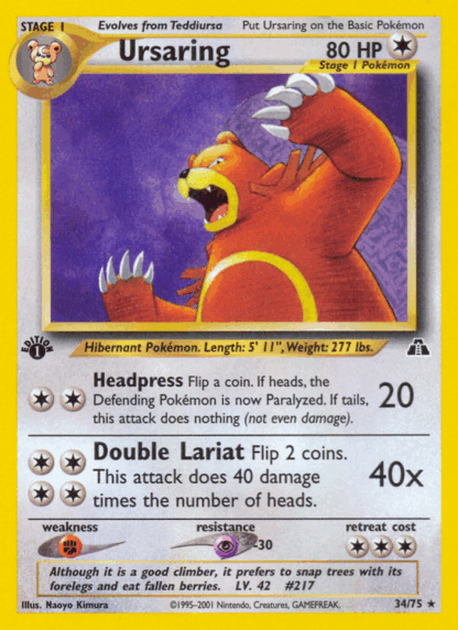 Ursaring - Neo Discovery