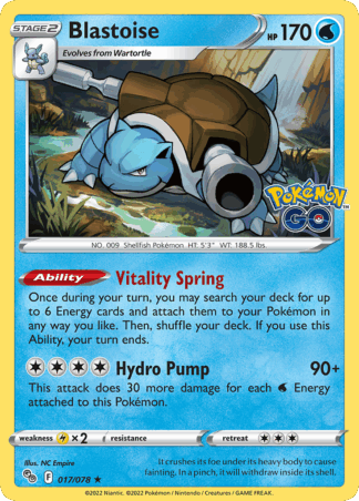 Blastoise - Pokémon GO