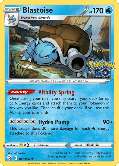 Blastoise - Pokémon GO
