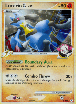 Lucario GL Reverse - Rising Rivals