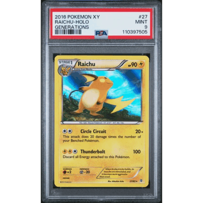 Raichu - Generations - PSA 9