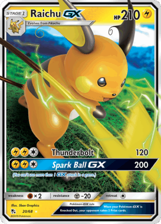 Raichu-GX - Hidden Fates