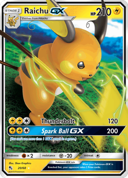 Raichu-GX - Hidden Fates