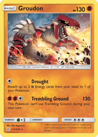 Groudon - Cosmic Eclipse