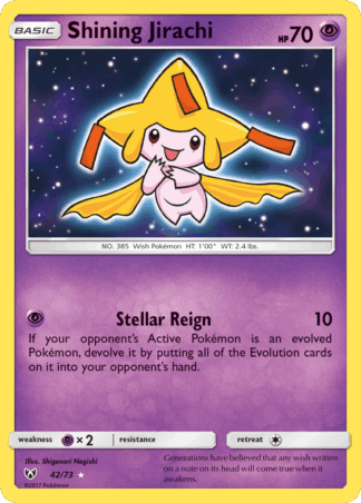 Shining Jirachi - Shining Legends