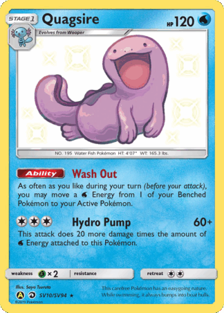 Quagsire - Hidden Fates Shiny Vault