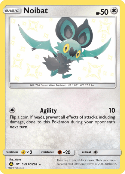 Noibat - Hidden Fates Shiny Vault