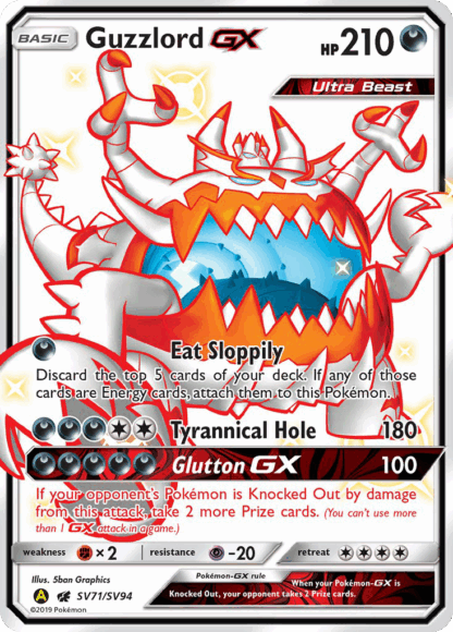 Guzzlord-GX - Hidden Fates Shiny Vault