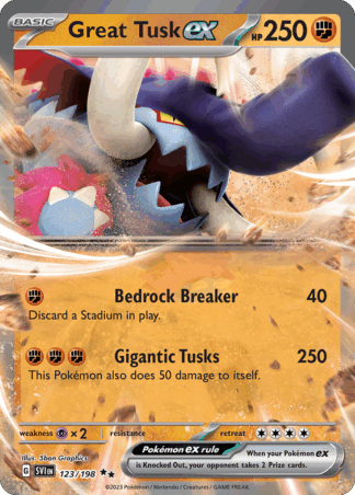 Great Tusk ex - Scarlet & Violet