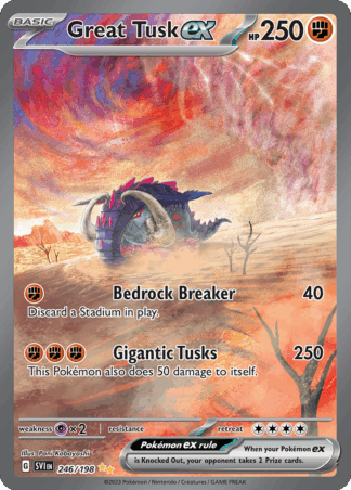 Great Tusk ex - Scarlet & Violet