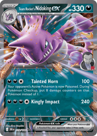 Team Rocket's Nidoking ex - Destined Rivals