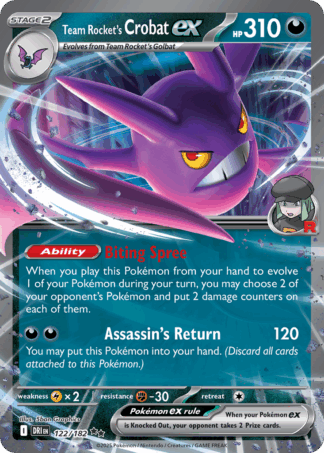 Team Rocket's Crobat ex - Destined Rivals