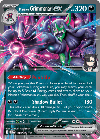 Marnie's Grimmsnarl ex - Destined Rivals