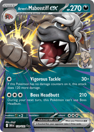 Arven's Mabosstiff ex - Destined Rivals
