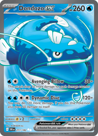 Dondozo ex - Destined Rivals