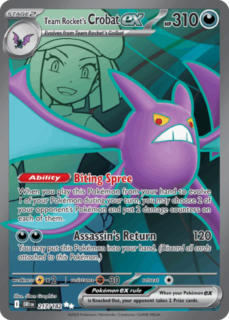 Team Rocket's Crobat ex - Destined Rivals