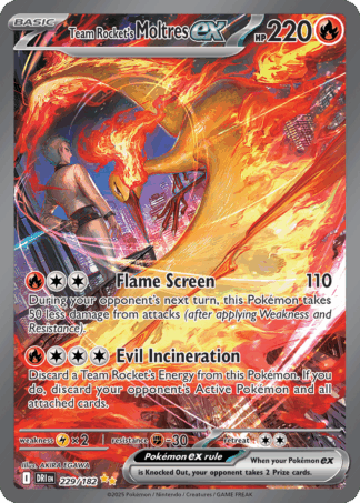 Team Rocket's Moltres ex - Destined Rivals