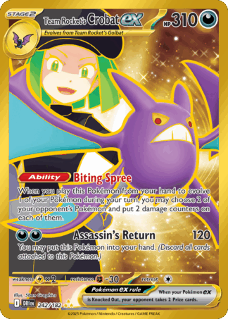 Team Rocket's Crobat ex - Destined Rivals