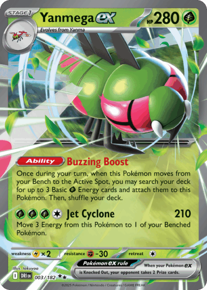 Yanmega ex - Destined Rivals