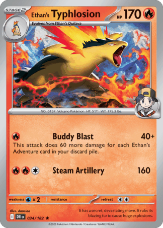 Ethan's Typhlosion Reverse - Destined Rivals