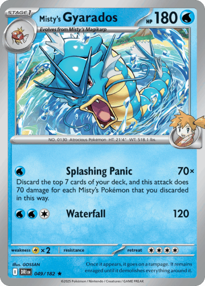 Misty's Gyarados - Destined Rivals