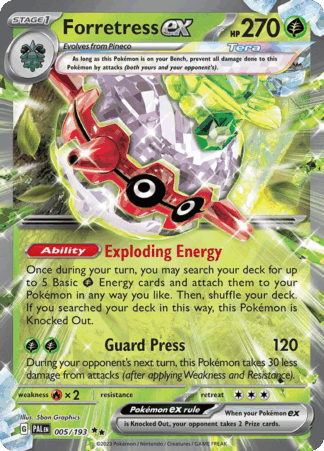 Forretress ex - Paldea Evolved