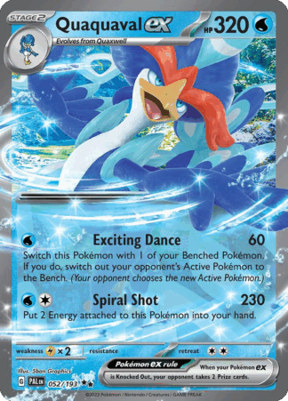 Quaquaval ex - Paldea Evolved