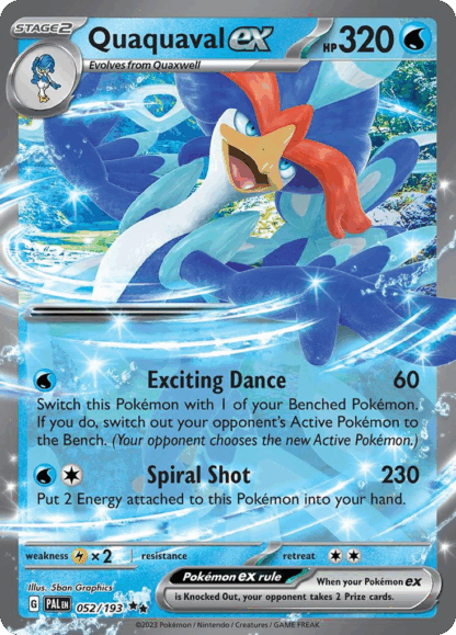 Quaquaval ex - Paldea Evolved