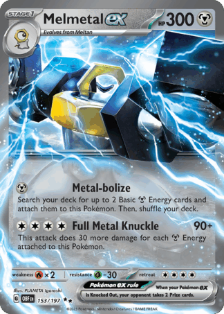 Melmetal ex - Obsidian Flames