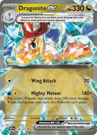 Dragonite ex - Obsidian Flames